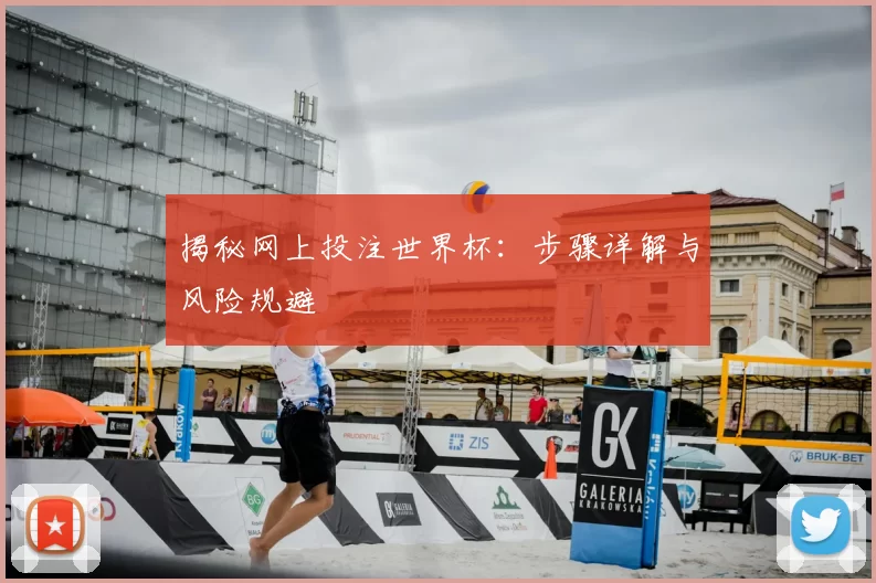 揭秘网上投注世界杯:步骤详解与风险规避