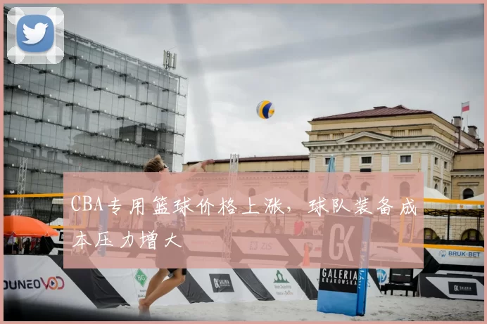 CBA专用篮球价格上涨,球队装备成本压力增大