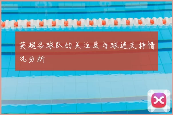 英超各球队的关注度与球迷支持情况分析